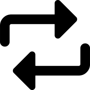Triangle Arrow Reload Horizontal 1 Icon from Core Remix - Free Set