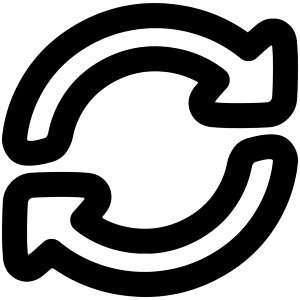 Triangle Arrow Synchronize 2 Icon from Plump Remix - Free Set