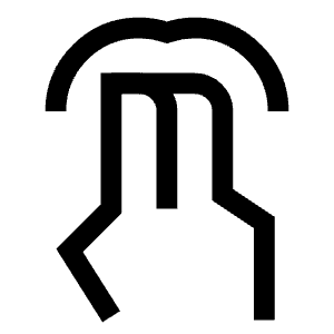 Two Finger Tap Icon from Sharp Line - Free Set