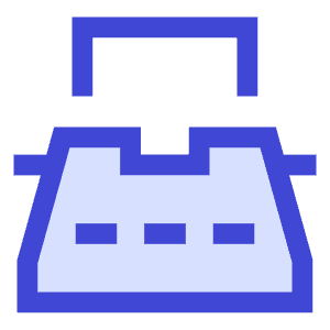 Typewriter Icon from Sharp Duo - Free Set