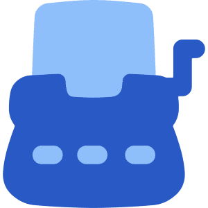 Typewriter Icon from Flex Flat - Free Set