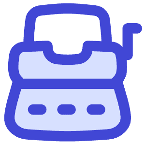 Typewriter Icon from Flex Duo - Free Set