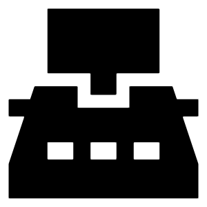 Typewriter Icon from Sharp Solid - Free Set