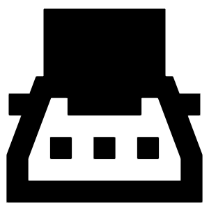 Typewriter Icon from Sharp Remix - Free Set