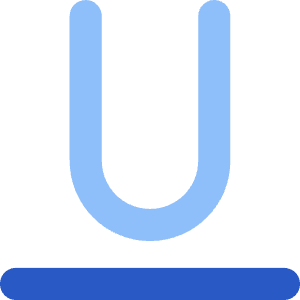 Underline Text 1 Icon from Core Flat - Free Set