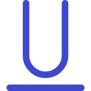 Underline Text 1 Icon from Core Duo - Free Set