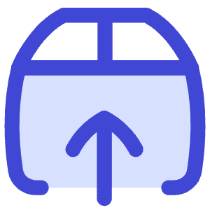 Upload Box 1 Icon from Flex Duo - Free Set