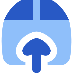 Upload Box 1 Icon from Flex Flat - Free Set