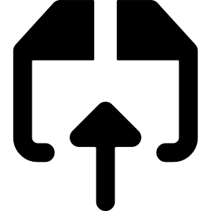 Upload Box 1 Icon from Core Remix - Free Set