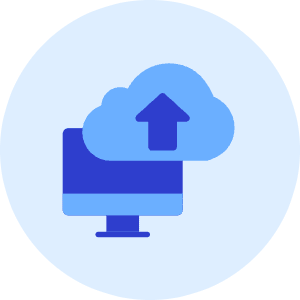 Upload Cloud Computer Icon from Kameleon Duo - Free Set