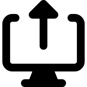 Upload Computer Icon from Core Remix - Free Set