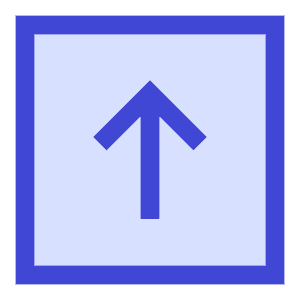 Upload Square Icon from Sharp Duo - Free Set
