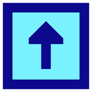Upload Square Icon from Sharp Pop - Free Set