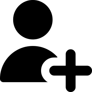 User Add Plus Icon from Core Solid - Free Set