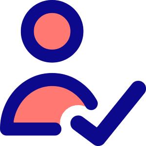 User Check Validate Icon from Core Pop - Free Set