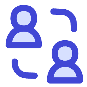 User Collaborate Group Icon from Flex Duo - Free Set