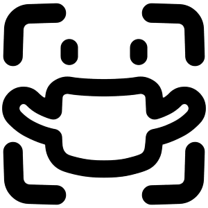 User Face Id Mask Icon from Plump Remix - Free Set