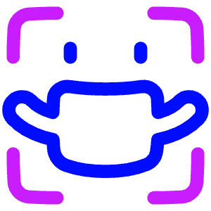 User Face Id Mask Icon from Plump Neon - Free Set
