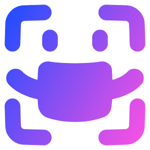 User Face Id Mask Icon from Plump Gradient - Free Set