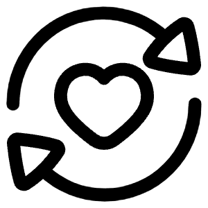 User Feedback Heart Icon from Plump Line - Free Set