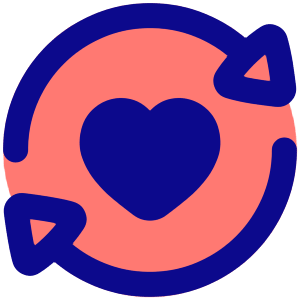 User Feedback Heart Icon from Plump Pop - Free Set