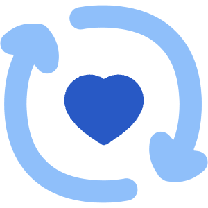 User Feedback Heart Icon from Flex Flat - Free Set