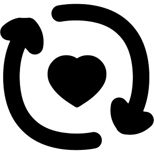 User Feedback Heart Icon from Flex Solid - Free Set