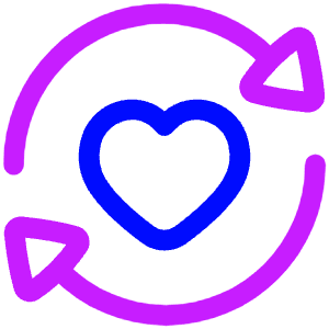 User Feedback Heart Icon from Plump Neon - Free Set