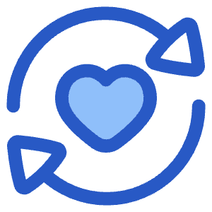 User Feedback Heart Icon from Plump Duo - Free Set