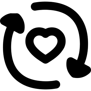 User Feedback Heart Icon from Flex Remix - Free Set