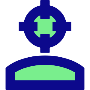 User Head Focus Icon from Sharp Pop - Free Set