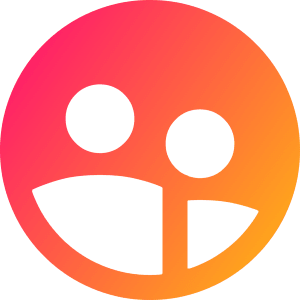 User Multiple Circle Icon from Sharp Gradient- Free Set