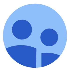 User Multiple Circle Icon from Sharp Flat - Free Set