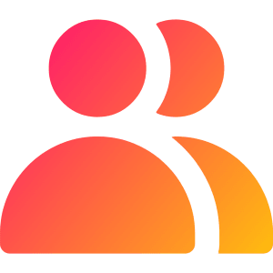 User Multiple Group Icon from Core Gradient - Free Set