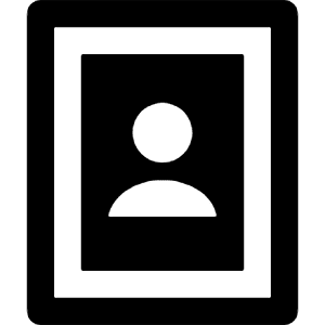 User Picture Frame Icon from Nova Solid - Free Set