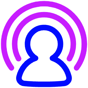 User Podcast Icon from Plump Neon - Free Set