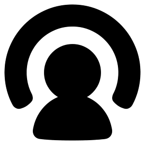 User Podcast Icon from Plump Solid - Free Set