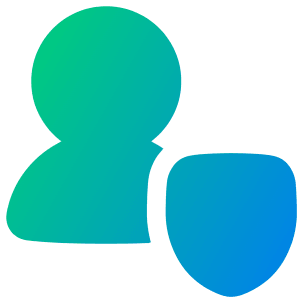 User Protection 1âshield Secure Security Person Icon from Plump Gradient - Free Set