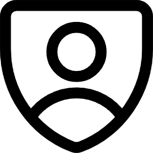 User Protection 2 Icon from Core Line - Free Set