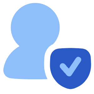 User Protection Check Icon from Plump Flat - Free Set
