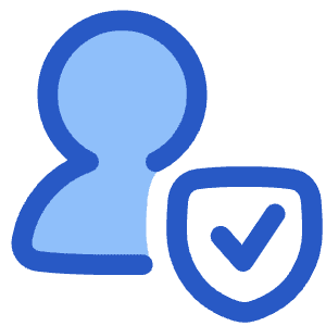 User Protection Check Icon from Plump Duo - Free Set