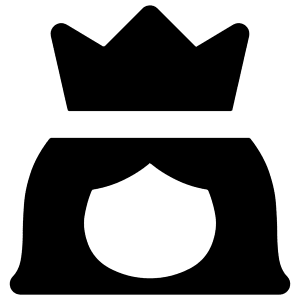 User Queen Crown Icon from Flex Solid - Free Set