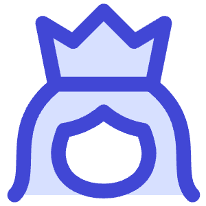 User Queen Crown Icon from Flex Duo - Free Set