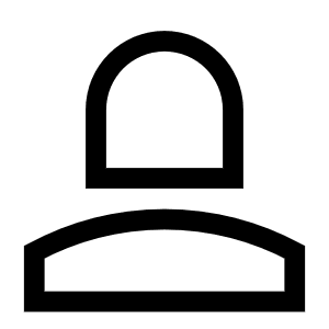 User Single Neutral Female Icon from Sharp Line - Free Set