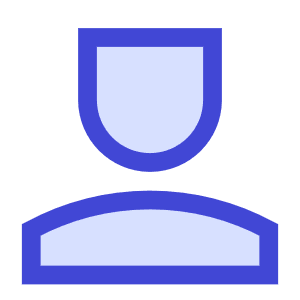 User Single Neutral Male Icon from Sharp Duo - Free Set