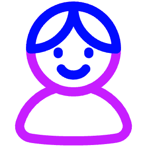 User Single Neutral Male Icon from Plump Neon - Free Set