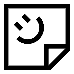 User Sticker Square Icon from Sharp Line - Free Set