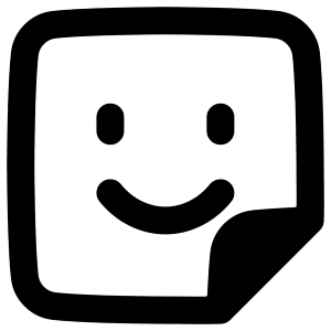 User Sticker Square Icon from Plump Remix - Free Set