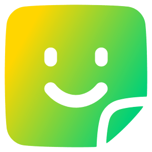 User Sticker Square Icon from Plump Gradient - Free Set