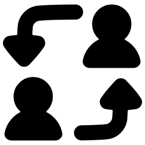 User Switch Account Icon from Plump Solid - Free Set